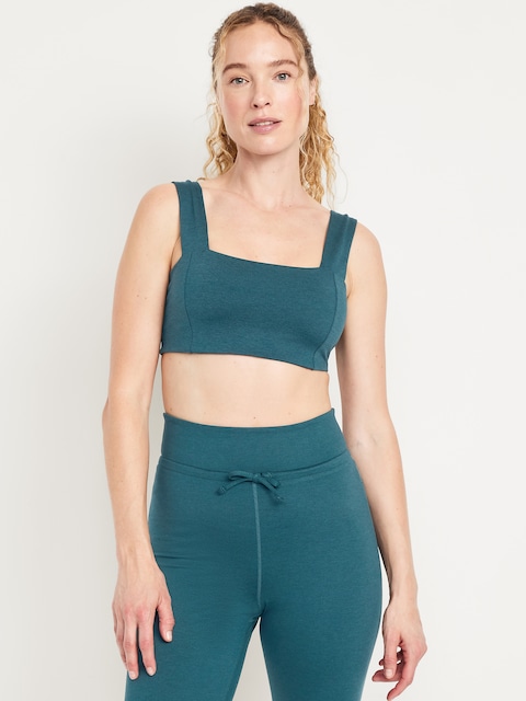 Light Support CloudComfy Bandeau Sports Bra - Jet Stream