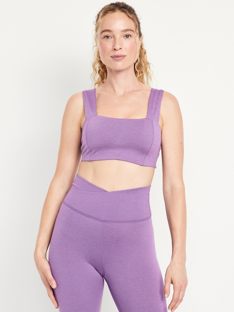 Light Support CloudComfy Bandeau Sports Bra - Lilac Sunset