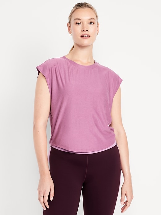 Image number 3 showing, CloudMotion Split-Back Top