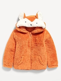 Image number 2 showing, Critter Hooded Jacket for Toddler Boys