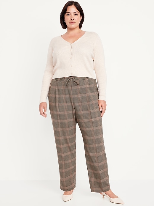 Image number 9 showing, High-Waisted Billie Straight Plaid Ankle Trouser