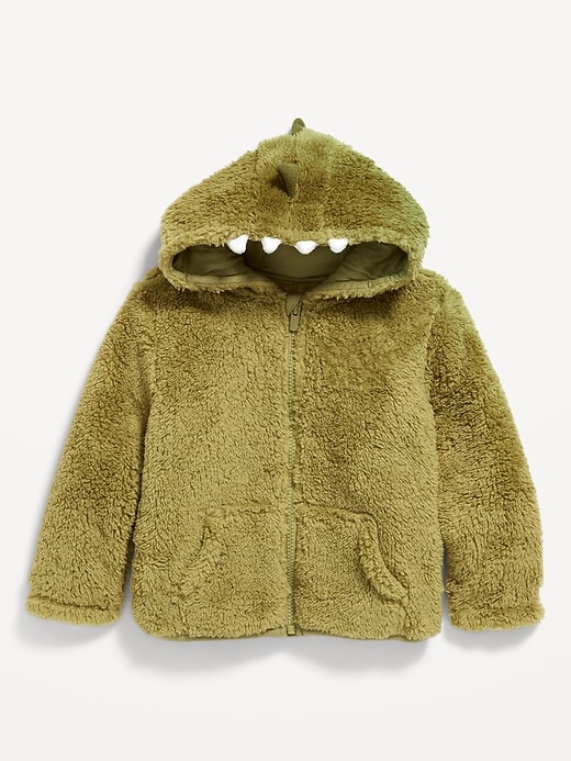 Image number 2 showing, Critter Hooded Jacket for Toddler Boys