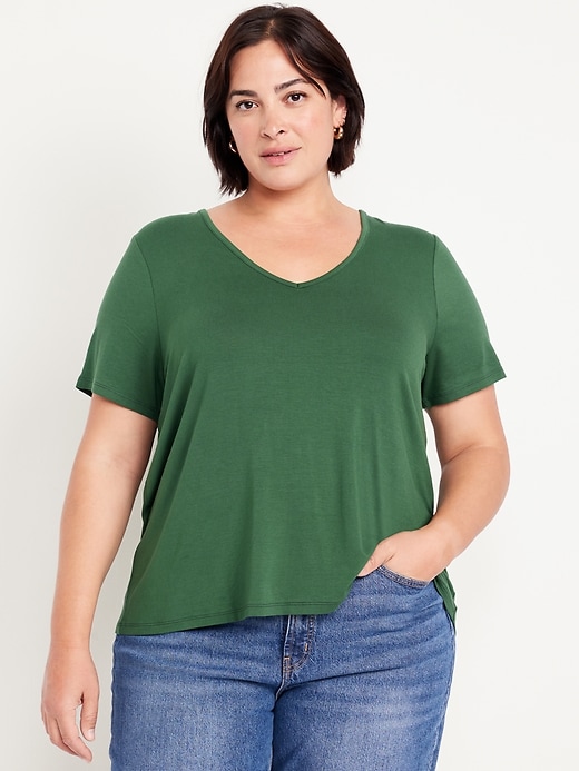 Image number 6 showing, Luxe V-Neck T-Shirt