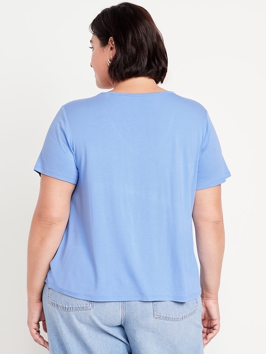 Image number 6 showing, Luxe V-Neck T-Shirt