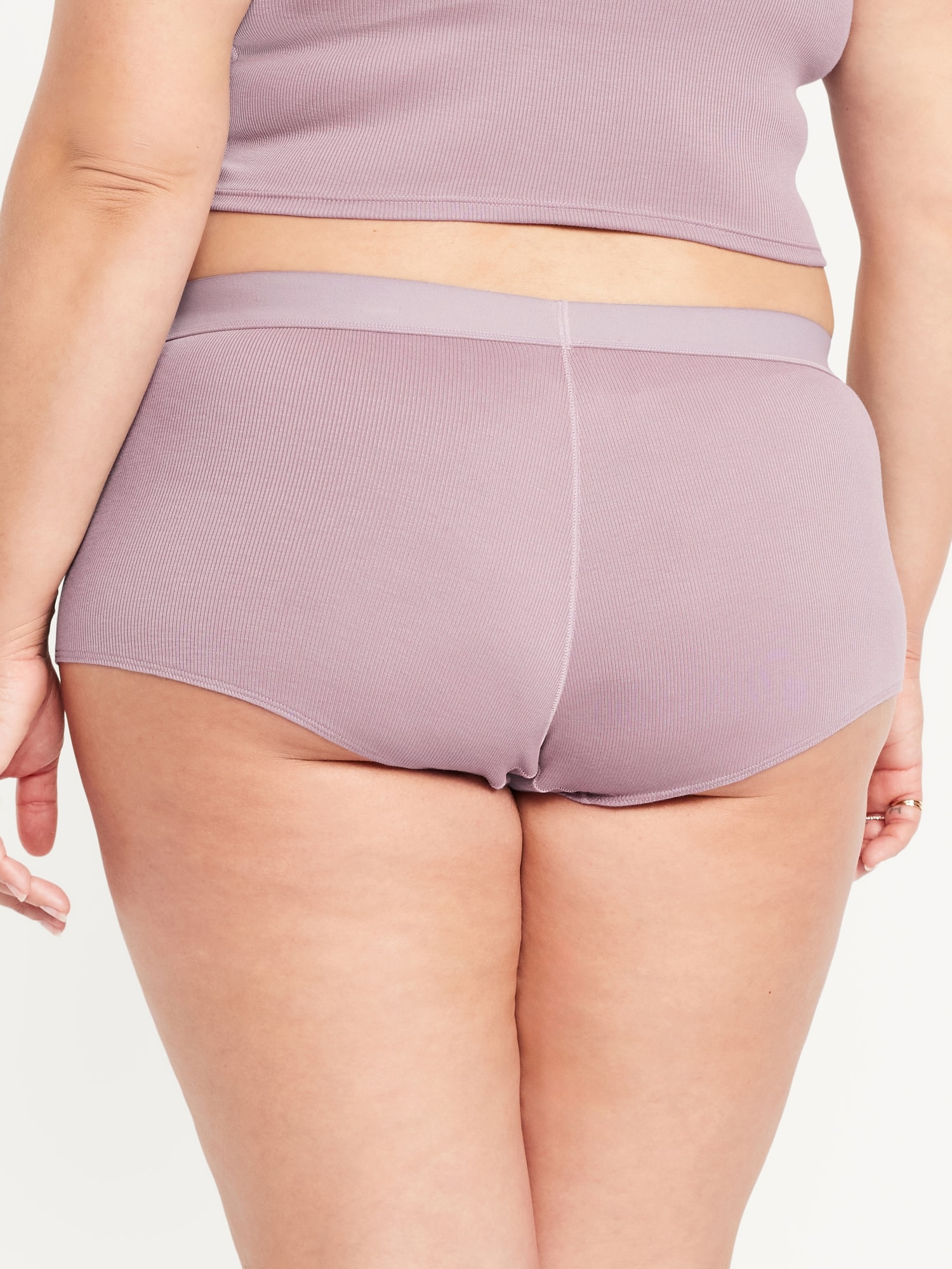 Ribbed Hipster Underwear