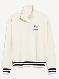 Image number 4 showing, SoComfy Oversized Half-Zip Sweatshirt