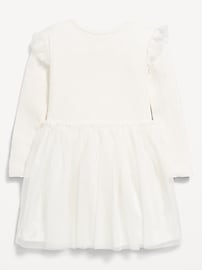 Image number 2 showing, Long-Sleeve Fit and Flare Tutu Dress for Toddler Girls