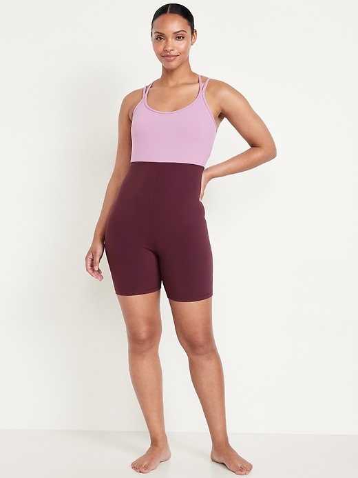 Image number 6 showing, StudioSmooth Bodysuit -- 6-inch inseam