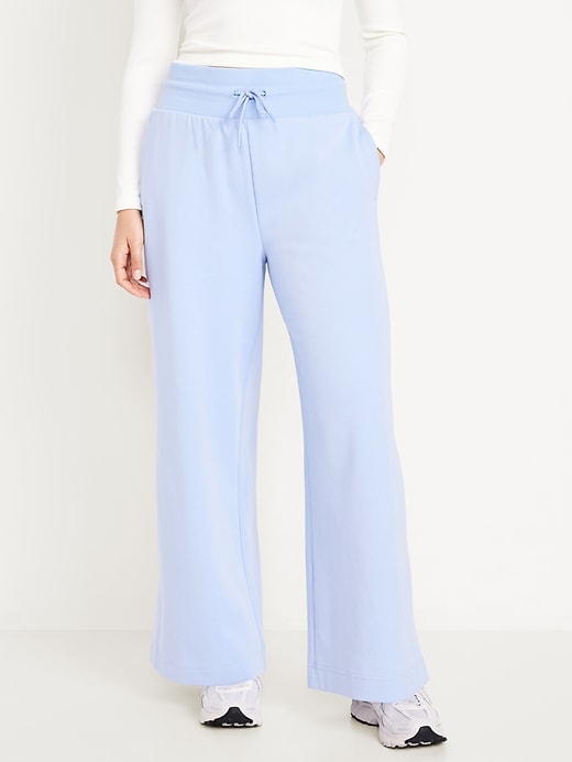 Image number 5 showing, Extra High-Waisted Dynamic Fleece Wide-Leg Sweatpants