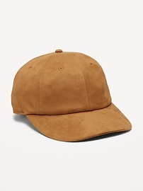 Image number 1 showing, Faux-Suede Baseball Cap for Men