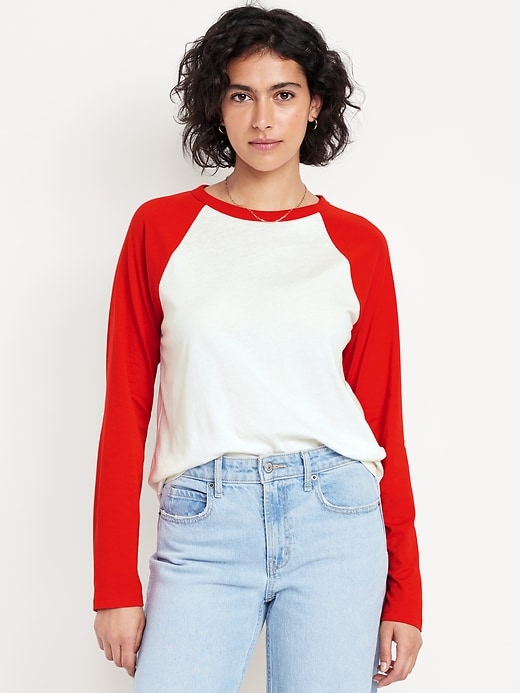 Image number 1 showing, EveryWear Long-Sleeve T-Shirt
