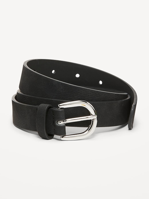 Image number 1 showing, Faux-Suede Belt for Women
