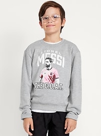 Image number 3 showing, Messi™ Graphic Crew-Neck Sweatshirt for Boys