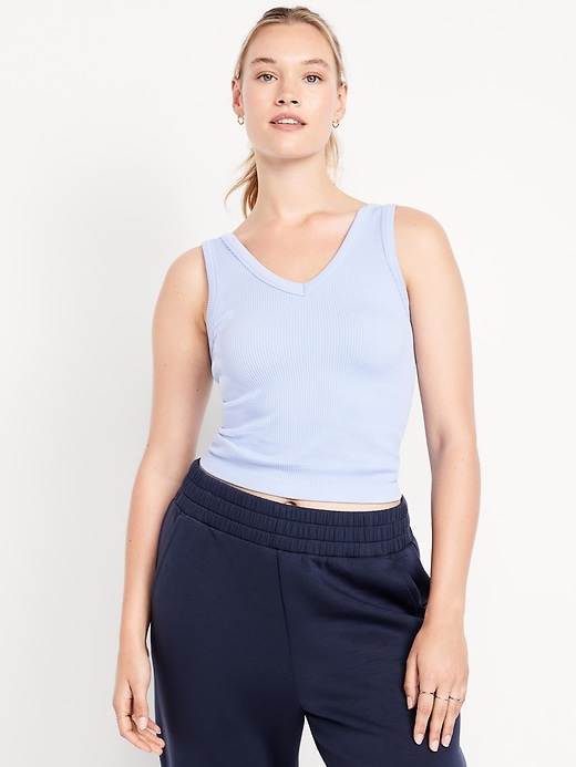 Image number 5 showing, Exhale Seamless Fitted Rib Tank