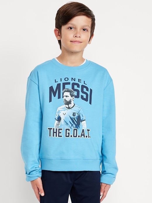 Image number 3 showing, Messi™ Graphic Crew-Neck Sweatshirt for Boys