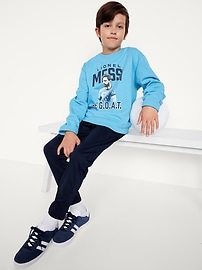 Image number 1 showing, Messi™ Graphic Crew-Neck Sweatshirt for Boys