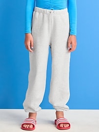 Image number 3 showing, Favorite Fleece High-Waisted Jogger Sweatpants for Girls