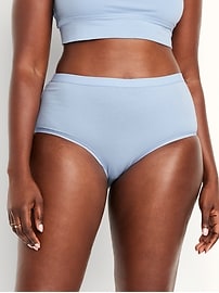 Image number 4 showing, High-Waisted Everyday Brief Cotton Underwear