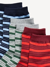 Image number 2 showing, Novelty Quarter Crew Socks 3-Pack for Women