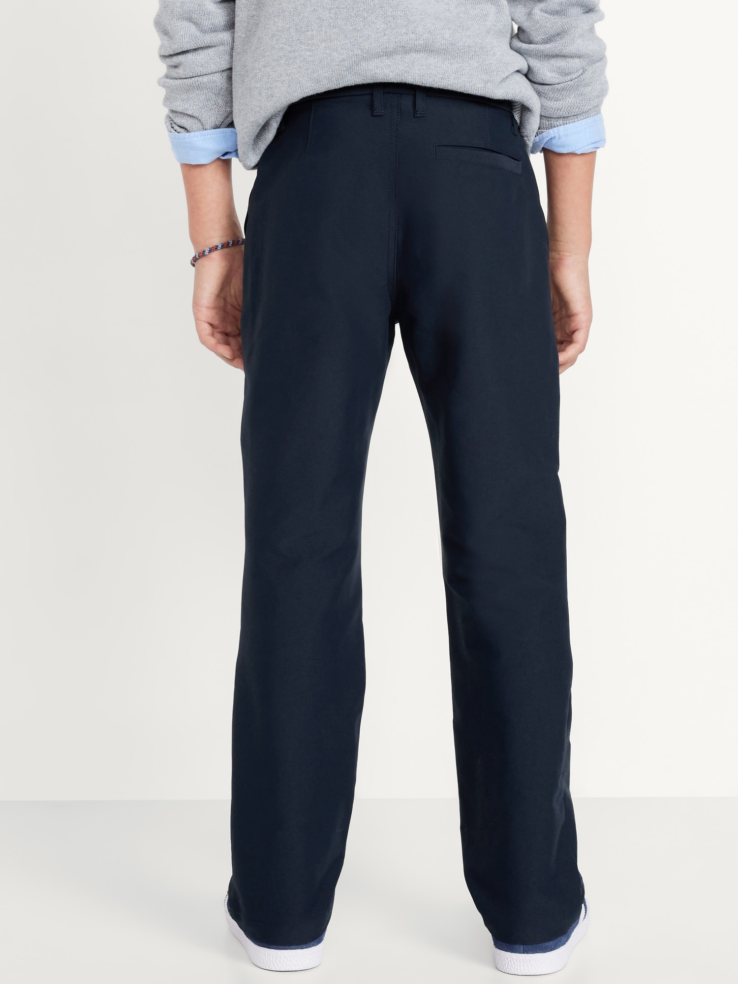 School Uniform Quick-Dry Tech Straight Leg Pants for Boys