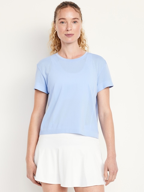 Fluid Seamless Loose T-Shirt - Peri Heir