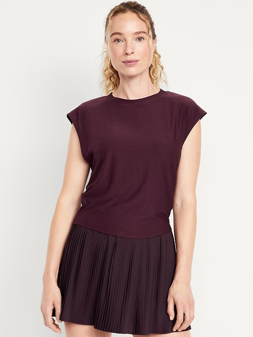 Extra High-Waisted Micro-Pleated Performance Skort