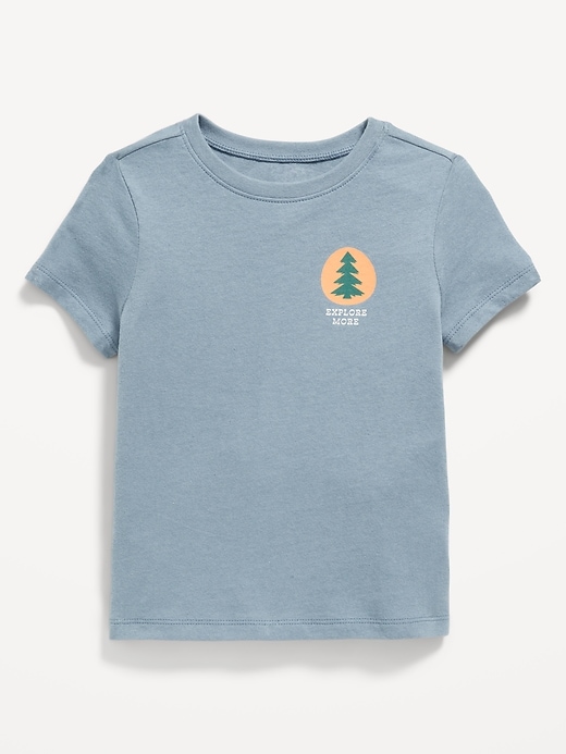 Image number 1 showing, Short-Sleeve Unisex Graphic T-Shirt for Toddler