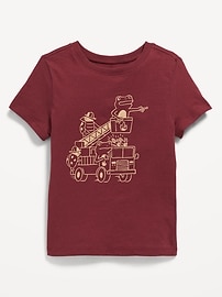 Image number 1 showing, Short-Sleeve Unisex Graphic T-Shirt for Toddler
