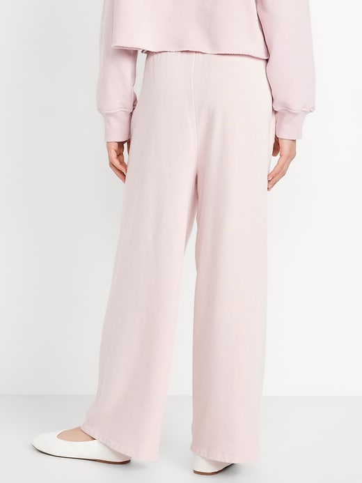 Image number 2 showing, Baggy Fleece Straight-Leg Sweatpants for Girls