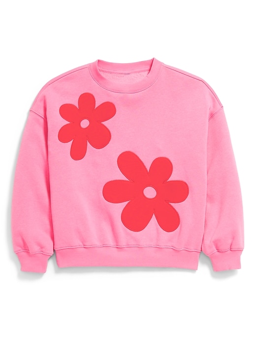 Image number 2 showing, Oversized Graphic Tunic Sweatshirt for Girls