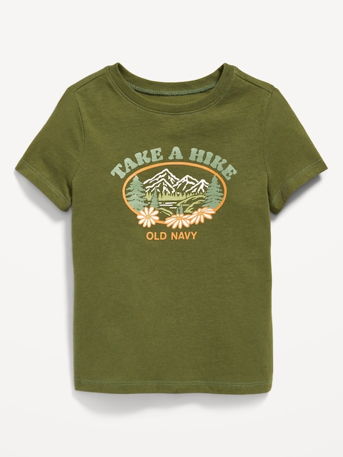 Short-Sleeve Logo-Graphic T-Shirt for Toddler Boys - Nori Seaweed