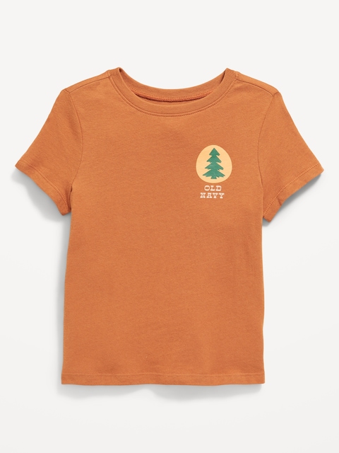 Short-Sleeve Logo-Graphic T-Shirt for Toddler Boys - Burnt Ginger