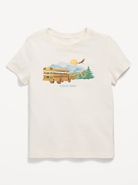 Image number 1 showing, Short-Sleeve Unisex Graphic T-Shirt for Toddler