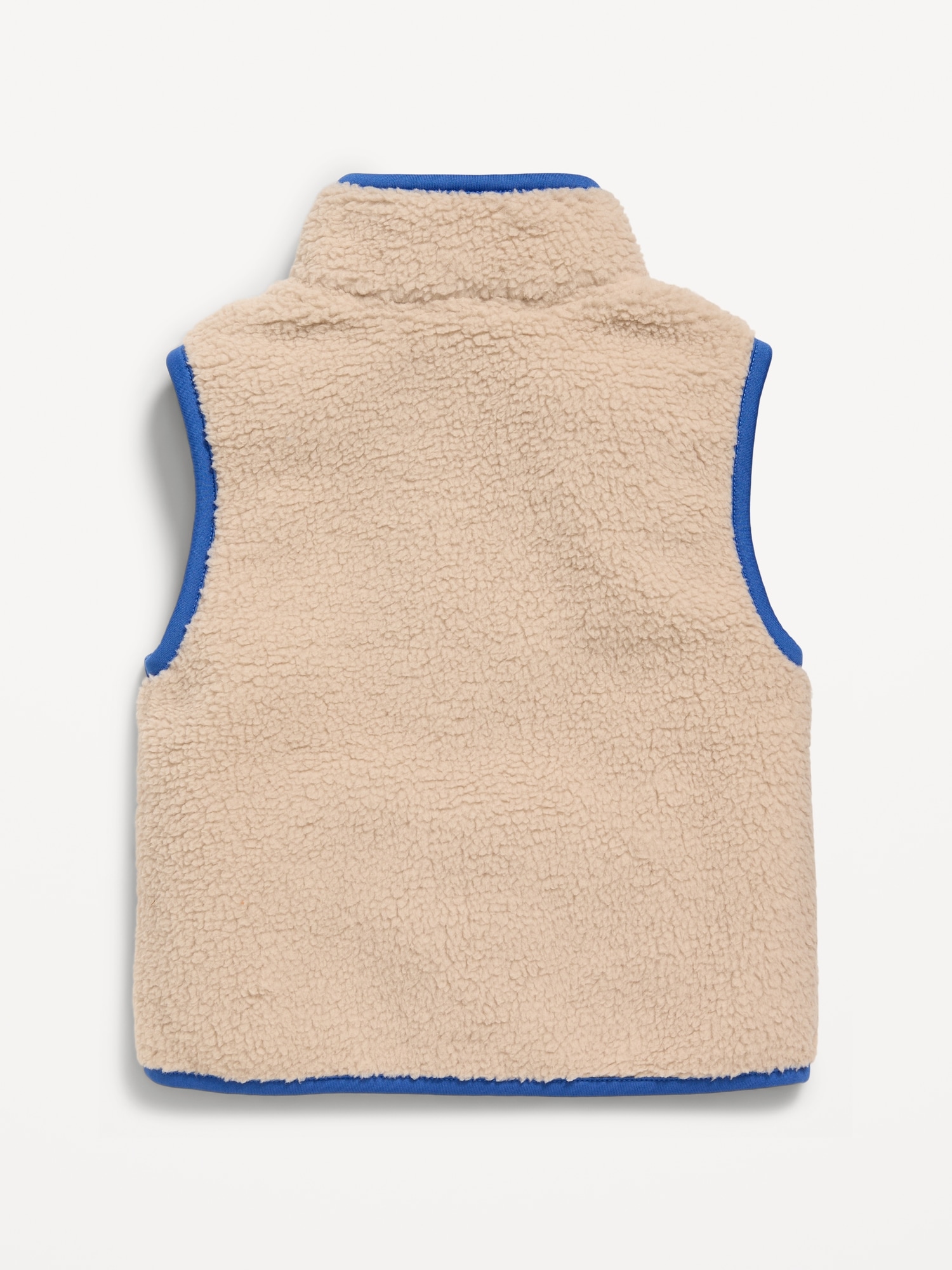 Unisex Sherpa Zip-Pocket Utility Vest for Toddler