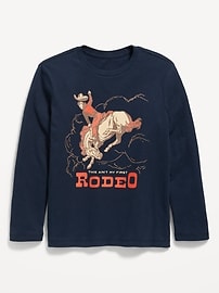 Image number 1 showing, Long-Sleeve Graphic T-Shirt for Boys