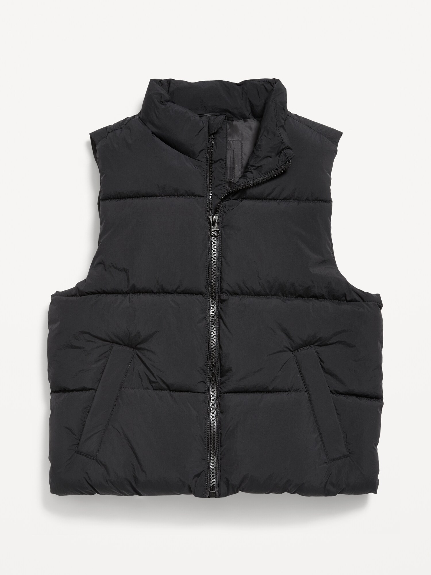 Жилет Old Navy Water-Resistant Quilted Puffer Vest для мальчиков, цвет: Чёрный — фото 2