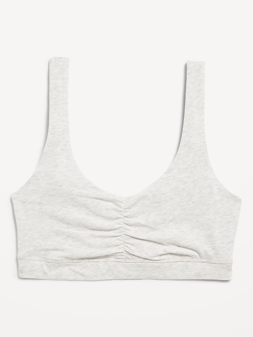 Image number 3 showing, Ruched Cotton Bralette