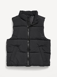 Image number 2 showing, Water-Resistant Quilted Puffer Vest for Boys