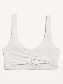 Image number 3 showing, Ruched Cotton Bralette