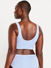 Image number 5 showing, Ruched Cotton Bralette