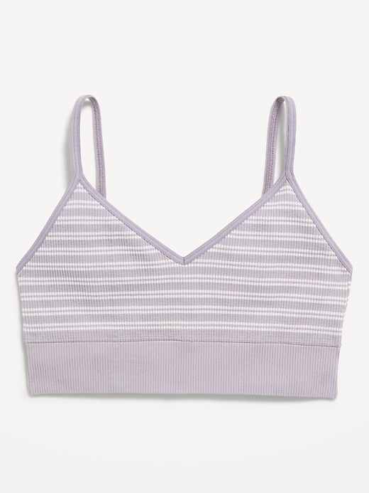 Image number 3 showing, Seamless Ribbed Longline Bralette