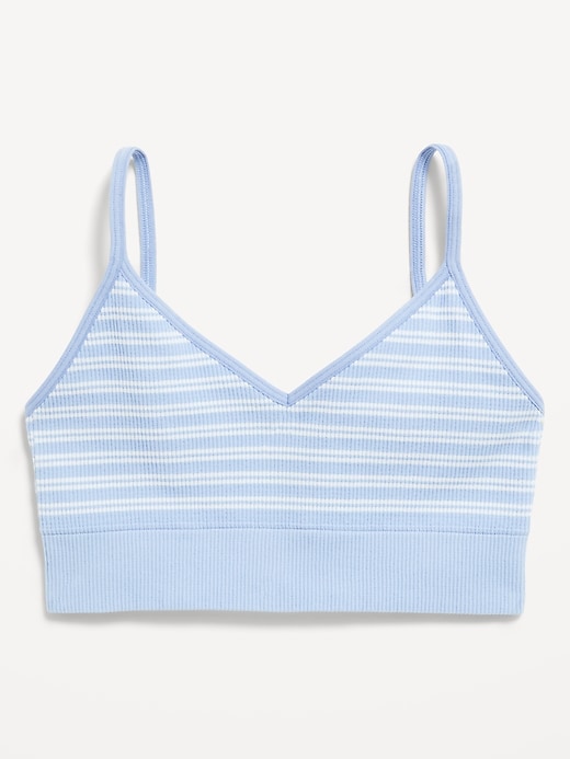 Image number 3 showing, Seamless Ribbed Longline Bralette