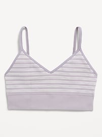 Image number 3 showing, Seamless Ribbed Longline Bralette