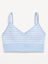 Image number 3 showing, Seamless Ribbed Longline Bralette