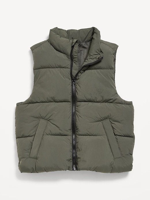 Image number 2 showing, Water-Resistant Quilted Puffer Vest for Boys