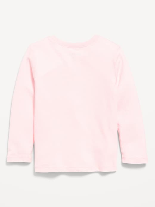 Image number 2 showing, Long-Sleeve Graphic T-Shirt for Toddler Girls