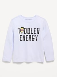 Image number 1 showing, Long-Sleeve Graphic T-Shirt for Toddler Girls