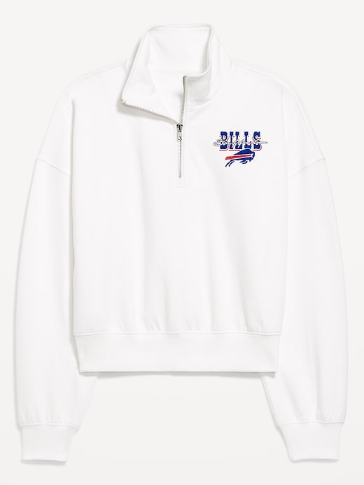 Image number 4 showing, NFL™ Buffalo Bills™ Oversized Half-Zip Sweatshirt