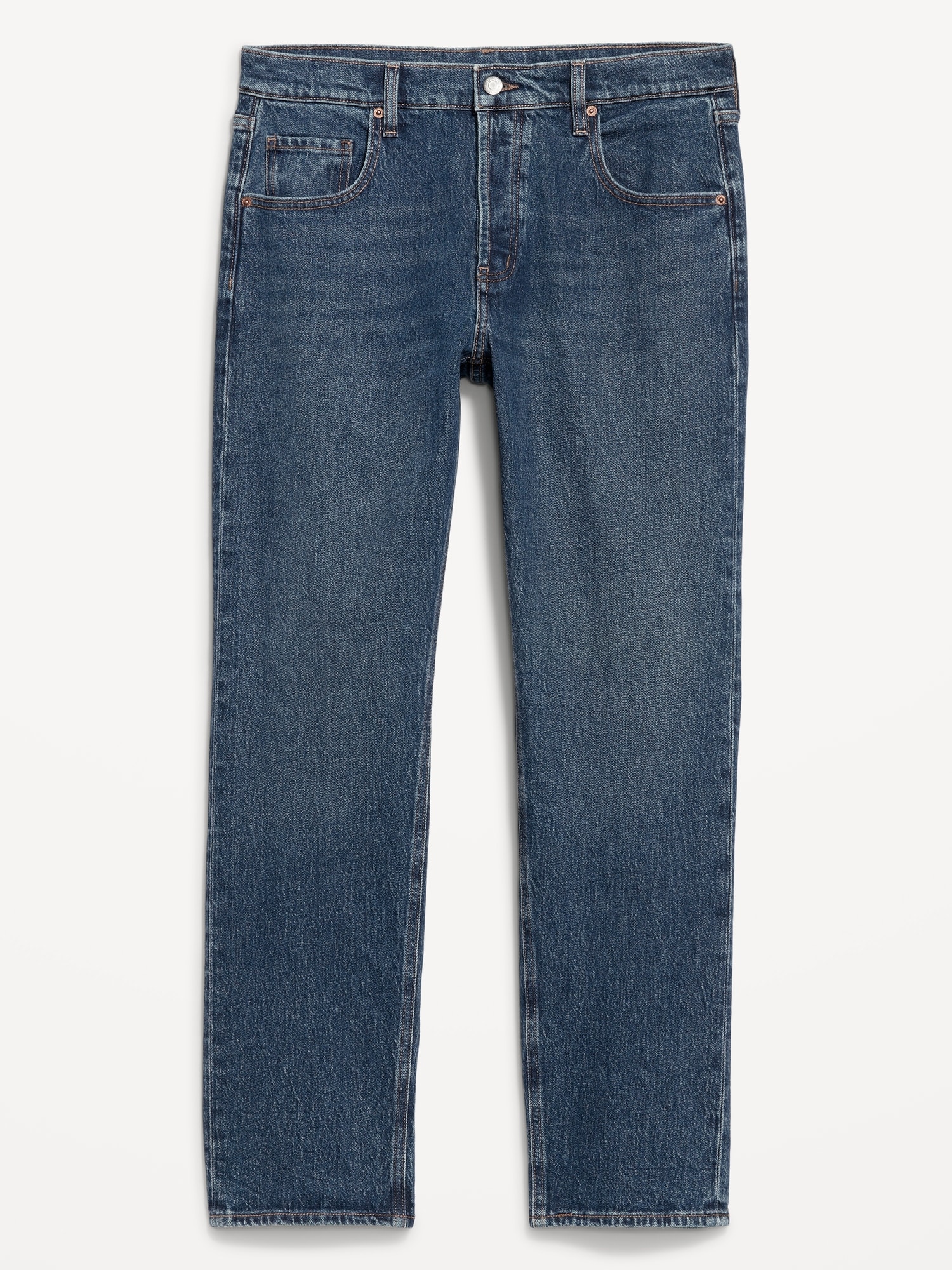 Mid-Rise Slouchy Straight Jeans