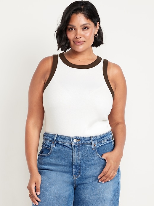 Image number 6 showing, Snug High-Neck Tank Top